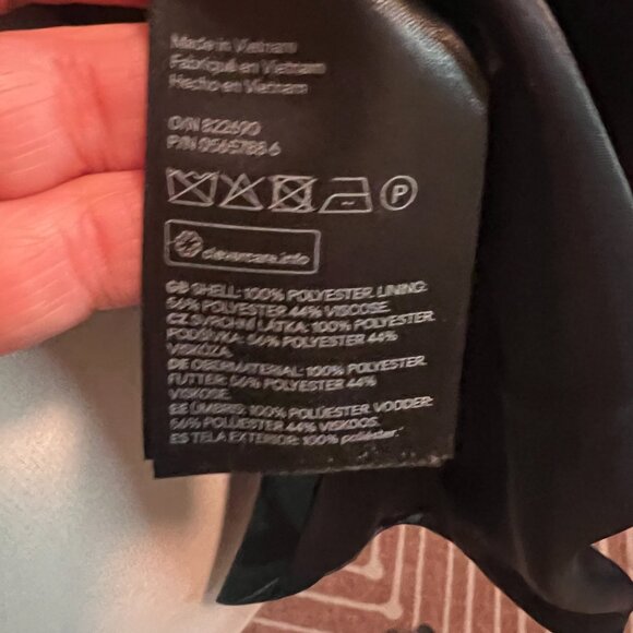 H&M Satin Effect Open Front Blazer | Size 10 - Picture 4 of 10